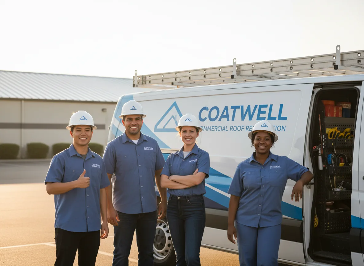 Commercial roof coating company in Spangle, WA